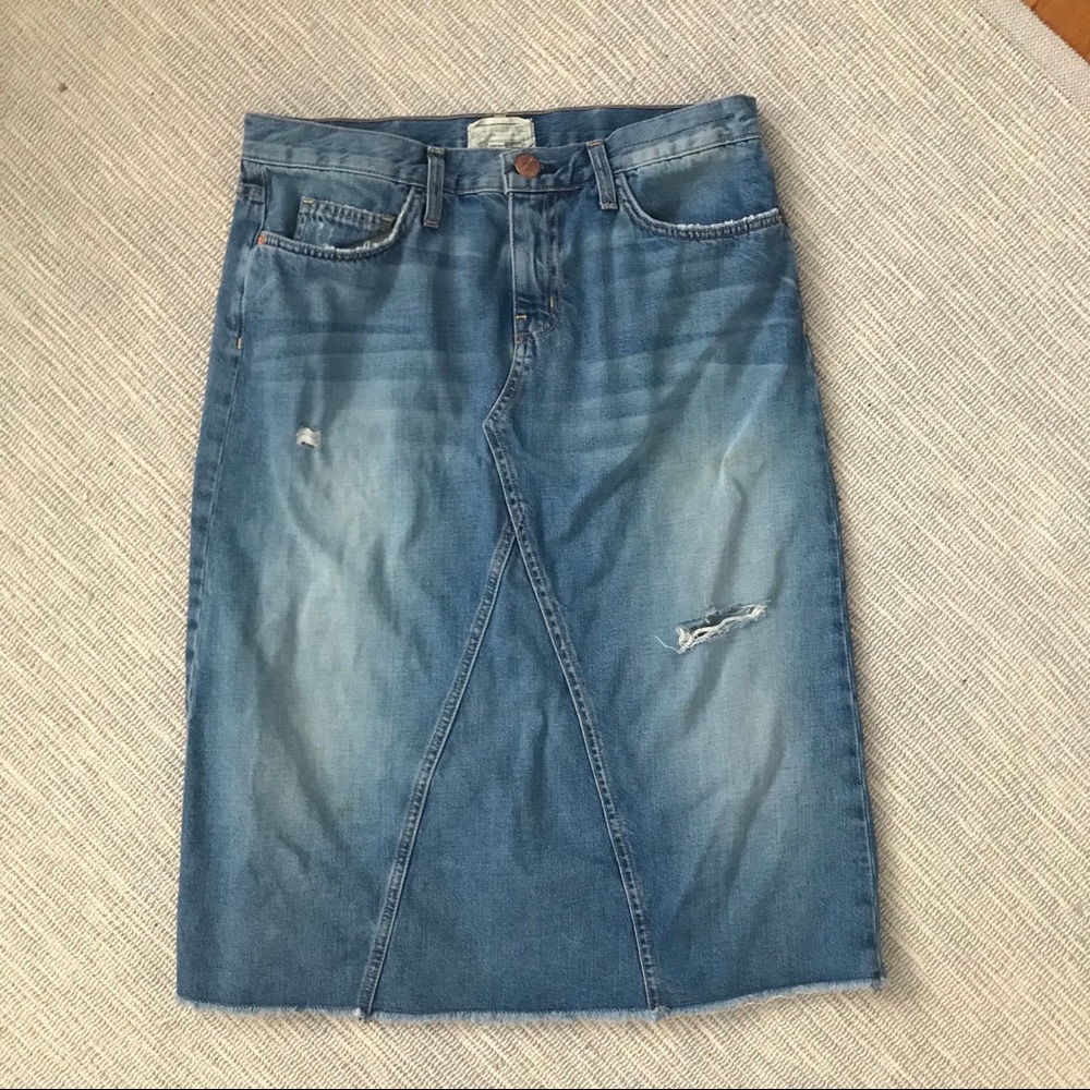 Current/Elliott The Midi Skirt - Picture 1 of 6